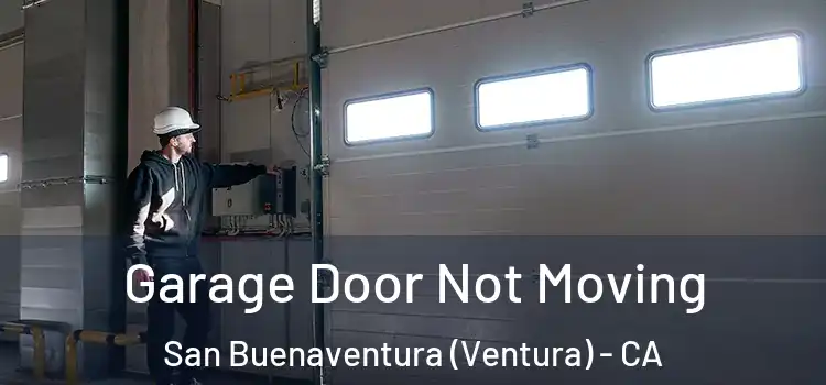  Garage Door Not Moving San Buenaventura (Ventura) - CA